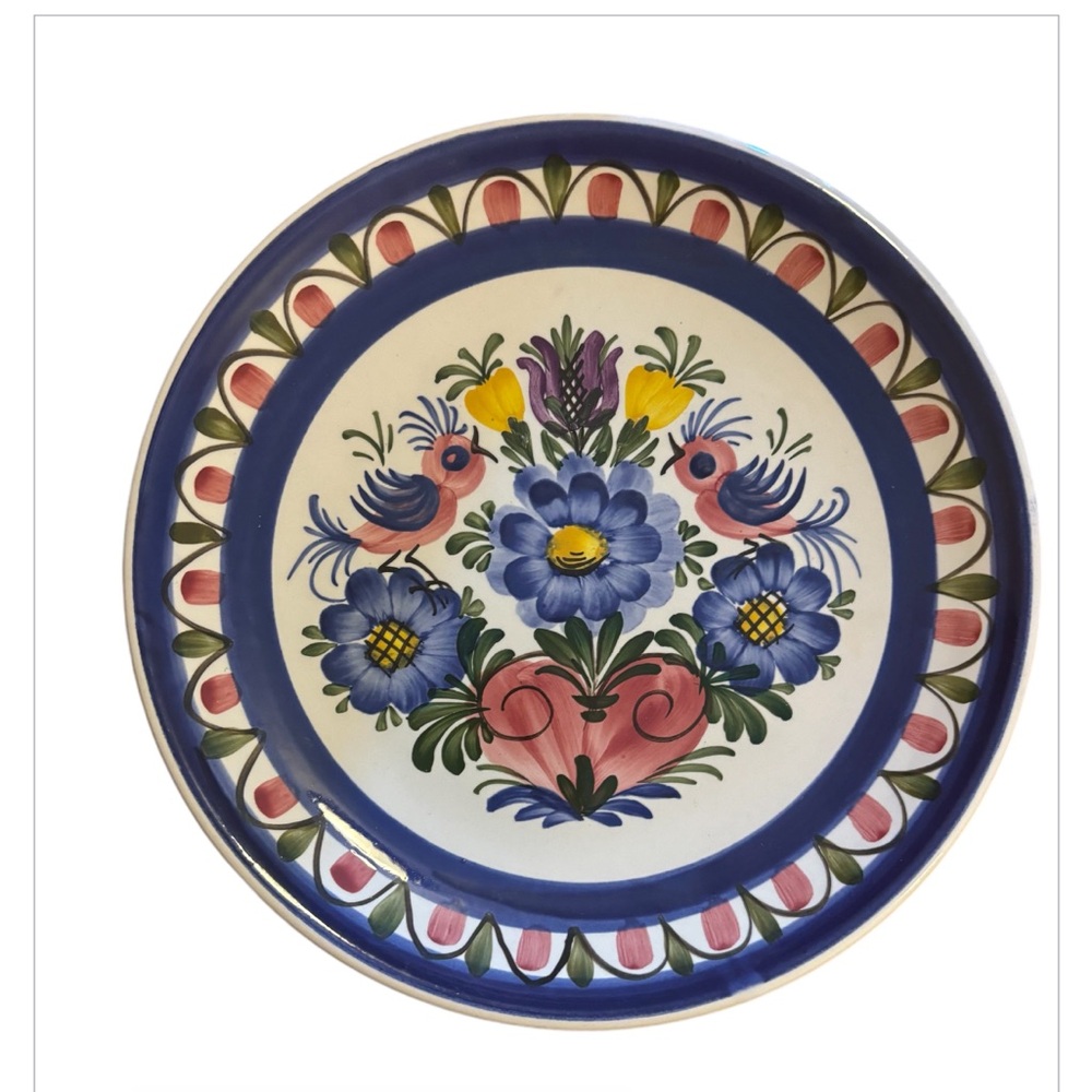 Handpainted Austrian Decorative Plate.
